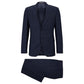 Men's Checked Three-Piece Slim-Fit Suit