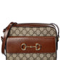 Gucci Horsebit 1955 Small GG Supreme Canvas & Leather Shoulder Bag