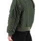 Alexander mcqueen convertible bomber jacket in nylon satin