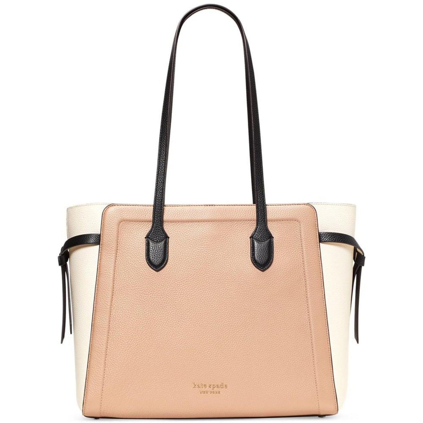 Knott Colorblocked Leather Large Tote