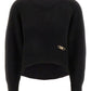Michael Michael Kors Logo Plaque Cropped Sweater