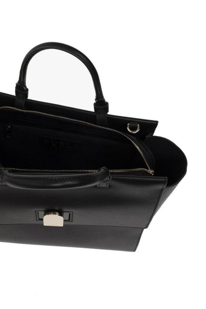 Furla Emma Logo Detailed Tote Bag