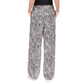 Women's Zebra Linen Cargo Pants