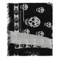 Alexander mcqueen slashed skull scarf