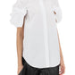Alexander mcqueen shirt with knotted short sleeves
