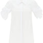 Alexander mcqueen shirt with knotted short sleeves