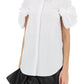 Alexander mcqueen shirt with knotted short sleeves