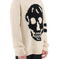 Alexander mcqueen wool cashmere skull sweater