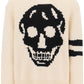 Alexander mcqueen wool cashmere skull sweater