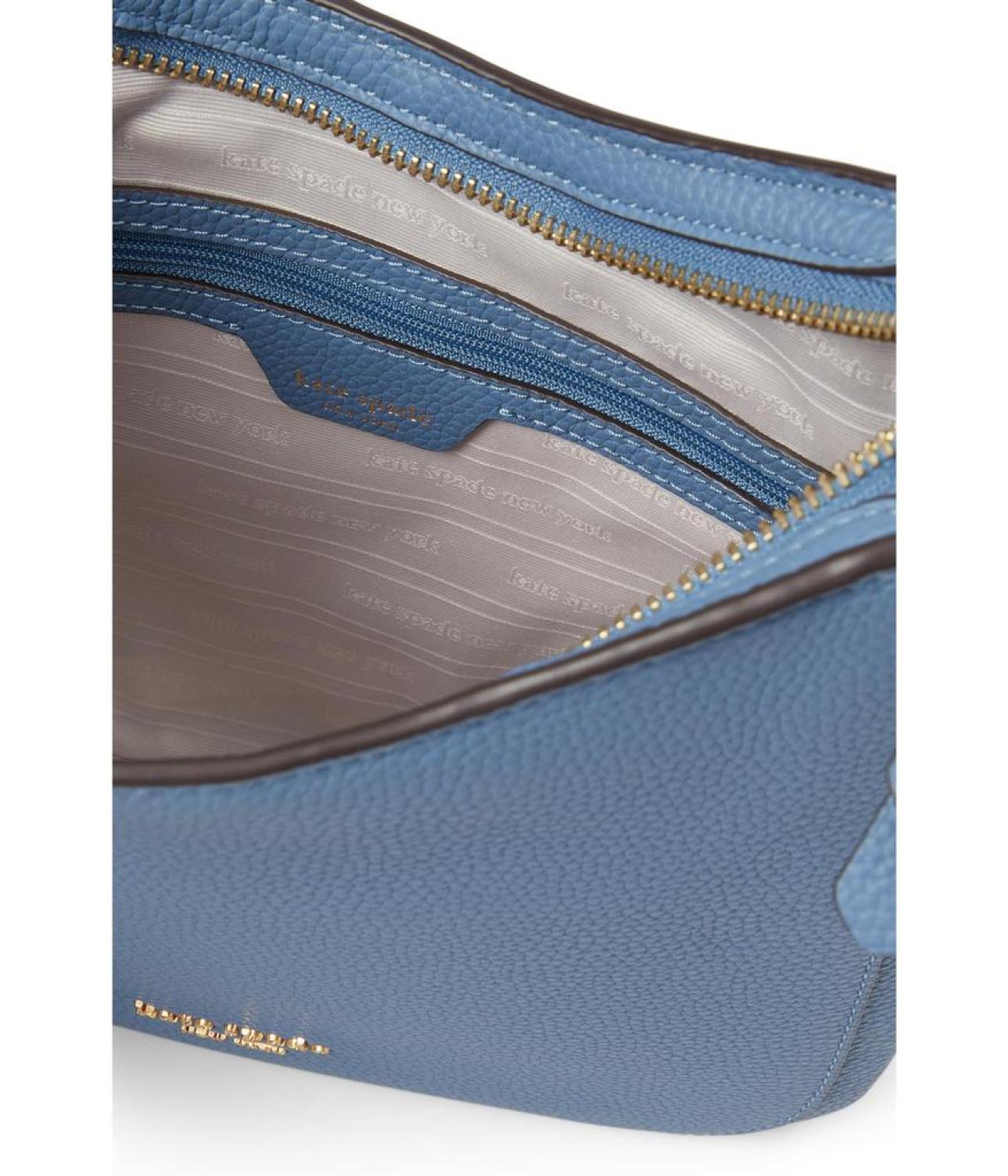 Roulette Pebbled Leather Medium Messenger