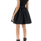 Alexander mcqueen hybrid mini dress with seal logo