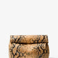 Monogramme Python Embossed Lunch Bag Clutch
