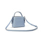Knott Croc Embossed Leather Mini Crossbody Tote