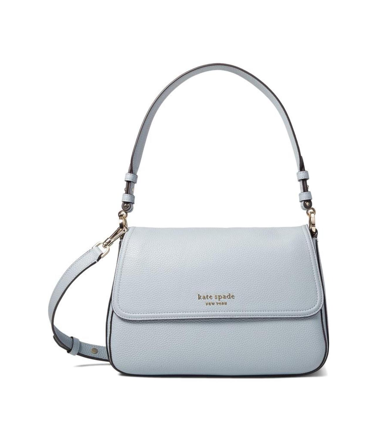New Core Pebble Pebbled Leather Medium Convertible Flap Shoulder Bag