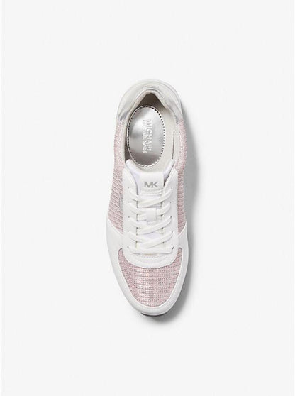 Monique Glitter Chain Mesh Trainer