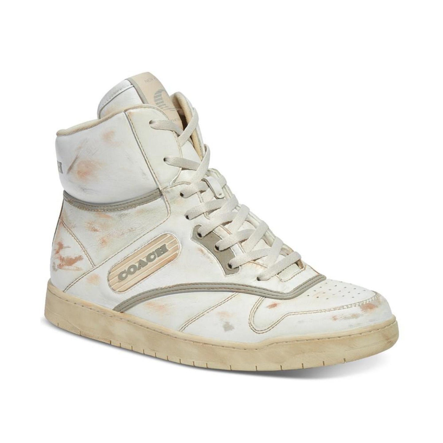 Men's Distressed High Top Sneakers