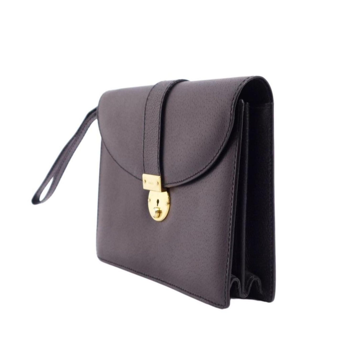 Gucci Leather Clutch Bag (Pre-Owned)