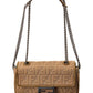 FENDI Baguette Midi FF Tech Mesh Shoulder Bag