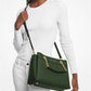 Lori Medium Faux Leather Satchel