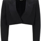 Alexander mcqueen cropped tuxedo jacket