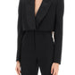Alexander mcqueen cropped tuxedo jacket