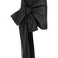 Alexander mcqueen leather skirt with knotted detail