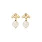 Alexander mcqueen pearl and seal earrings