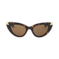 Alexander mcqueen punk rivet cat-eye sunglasses for