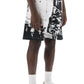Alexander mcqueen fold print sweat shorts
