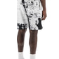 Alexander mcqueen fold print sweat shorts