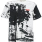 Alexander mcqueen fold print t-shirt