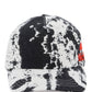 Alexander mcqueen printed baseball cap with logo embroidery
