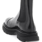 Alexander mcqueen chelsea tread brushed leather ankle