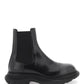 Alexander mcqueen chelsea tread brushed leather ankle
