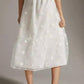 Tulle Midi Skirt in Snowflake Dot