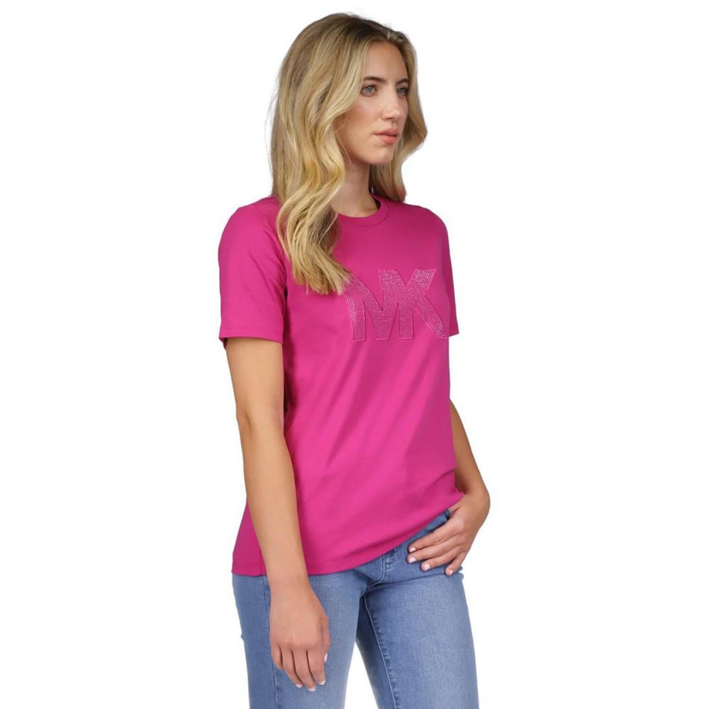 Women's Rhinestone-Logo T-Shirt
