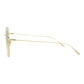 Square-Frame Metal Sunglasses