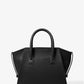 Avril Small Leather Top-Zip Satchel