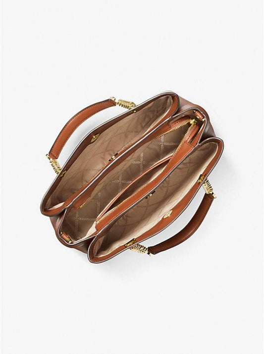 Lori Medium Faux Leather Satchel