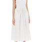 Alexander mcqueen midi poplin dress in