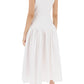 Alexander mcqueen midi poplin dress in