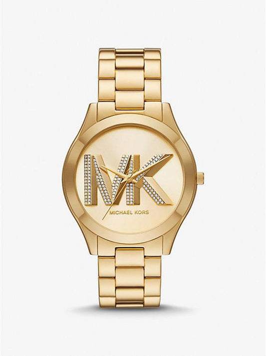 Oversized Slim Runway Gold-Tone Watch
