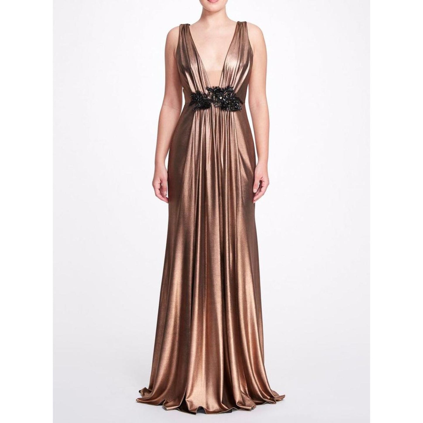 V Neck Gown