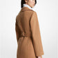 Wool Blend Belted Coat
