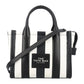 Marc Jacobs Striped Zip-Up Small Tote Bag