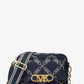 Parker Medium Empire Logo Jacquard Crossbody Bag