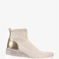 Skyler Embellished Metallic Stretch Knit Sock Sneaker