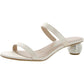 Palm Springs Crystal Womens Satin Dressy Heels