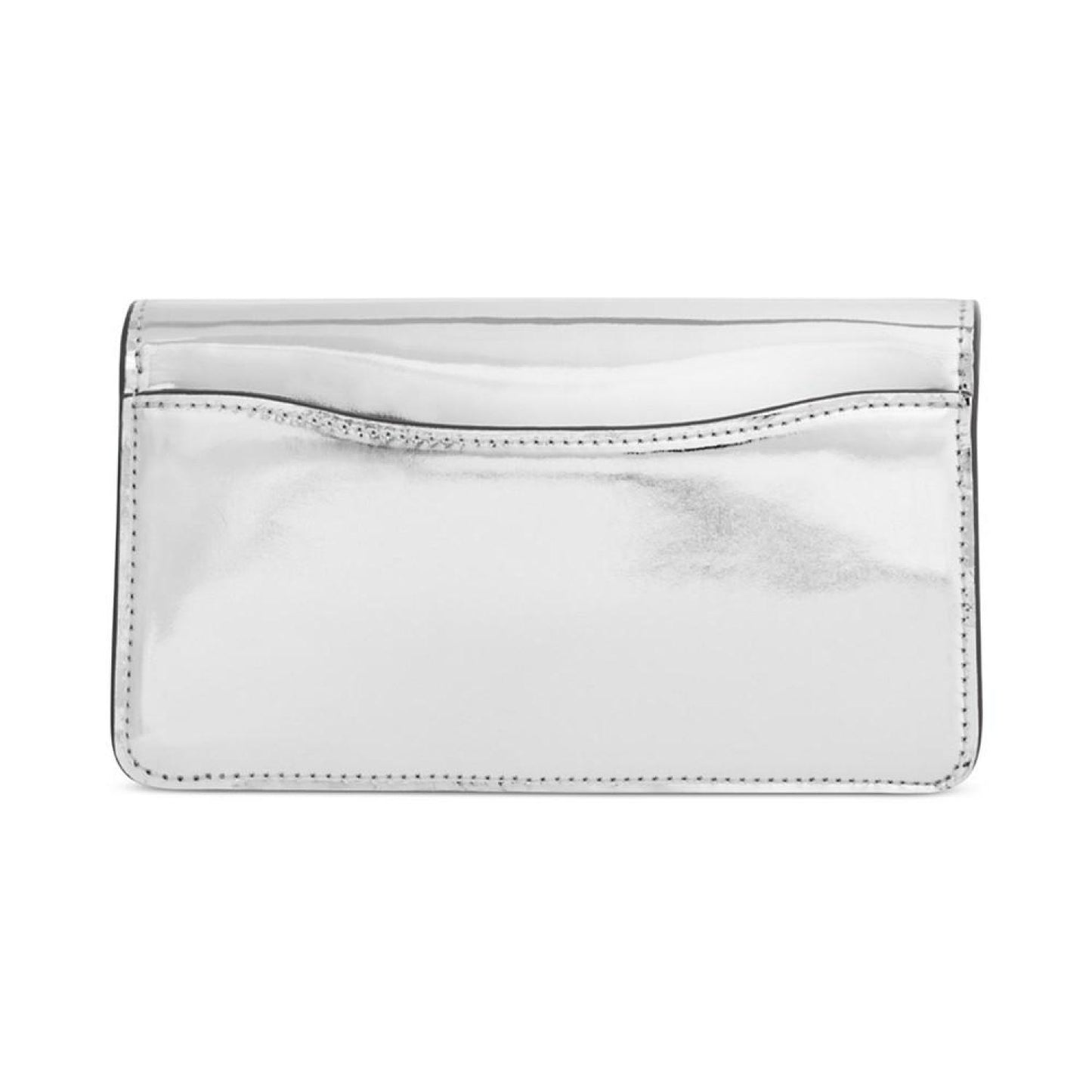 Tabby Metallic Leather Crossbody Wristlet