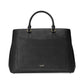 Crosshatch Leather Large Hanna Satchel